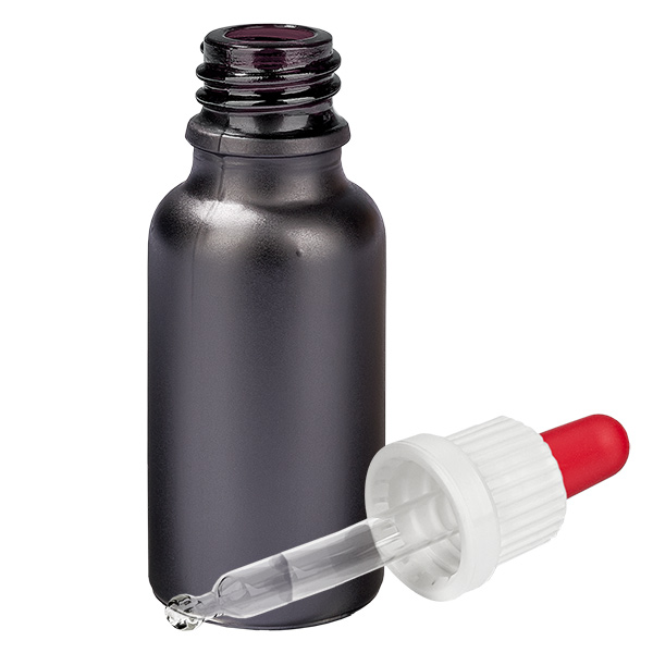 Flacone per pipette da 20 ml bianco/rosso OV BlackLine UT18/20 Flacone per pipette da 20 ml bianco/rosso OV BlackLine UT18/20