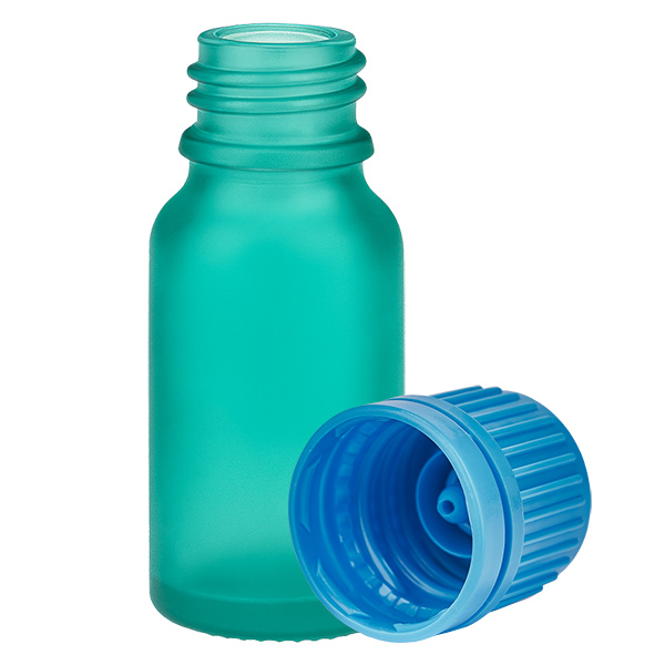 10ml Flasche 11mm Schraubverschluss blau Originalitätsverschluss GreenLine UT18/10