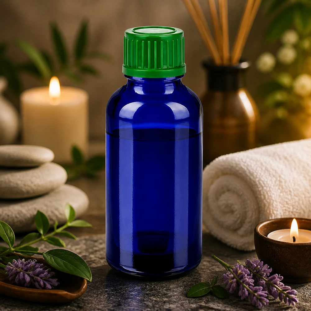 Flacone dosatore preciso da 30 ml con apertura di 11 mm per un'esatta porzionatura dei principi attivi.