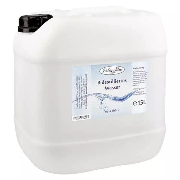Bidestilliertes Wasser 15L Doktor-Klaus Bidestilliertes Wasser 15L Doktor-Klaus