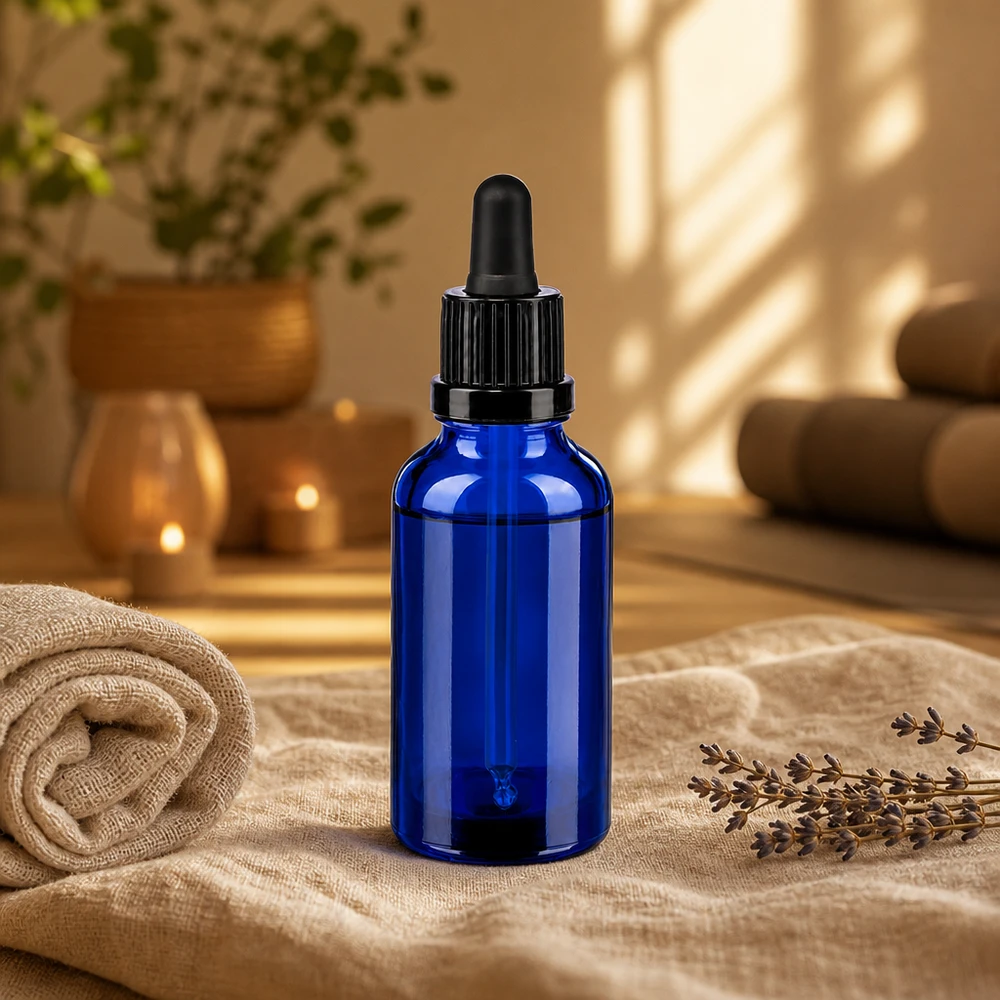 30ml Pipettenflasche schwarz Originalitätsverschluss BlueLine UT18/30 Nachfüllbare Pipettenflasche 30ml mit hygienischem Glasmaterial und Tropfspitze