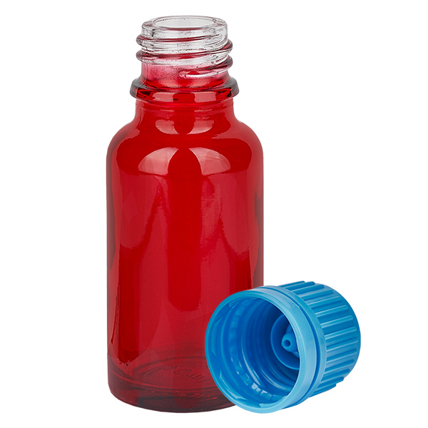 20ml Flasche 11mm Schraubverschluss blau Originalitätsverschluss RedLine UT18/20