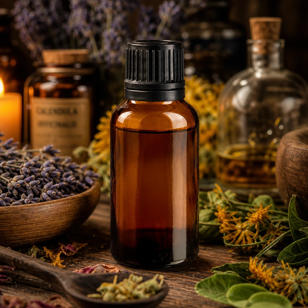 30ml Flasche 11mm Schraubverschluss schwarz Originalitätsverschluss BrownLine UT18/30 30ml Aromaflasche mit optimaler Größe für unterwegs und präzise Dosierung ätherischer Öle
