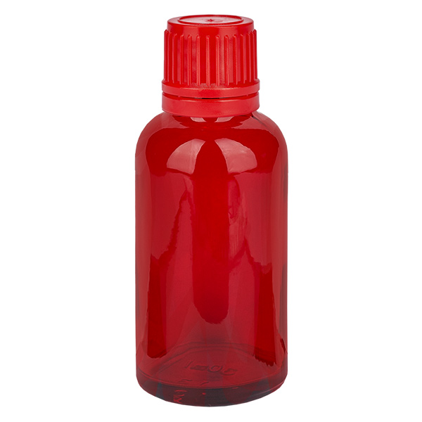 30ml Flasche 11mm Schraubverschluss rot Originalitätsverschluss RedLine UT18/30
