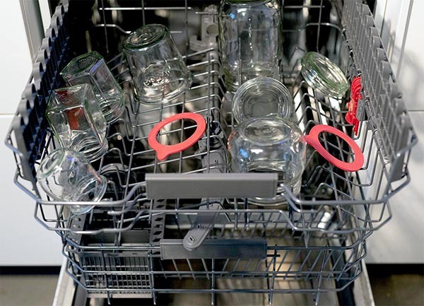 Sterilisering af glas i opvaskemaskinen