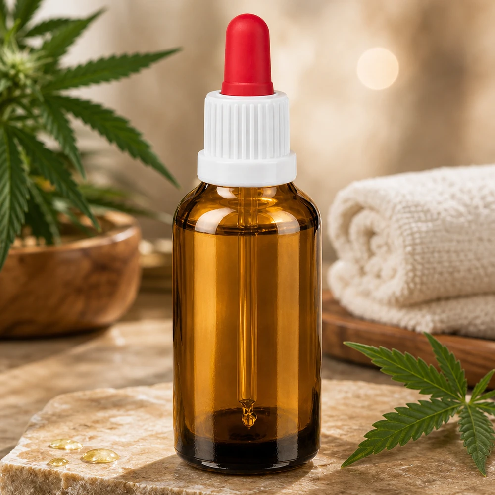 30ml Pipettenflasche weiß/rot Originalitätsverschluss BrownLine UT18/30 Elegante Pipettenflasche 30ml mit UV-Schutz durch bernsteinfarbenes Glas und rote Dosierspitze