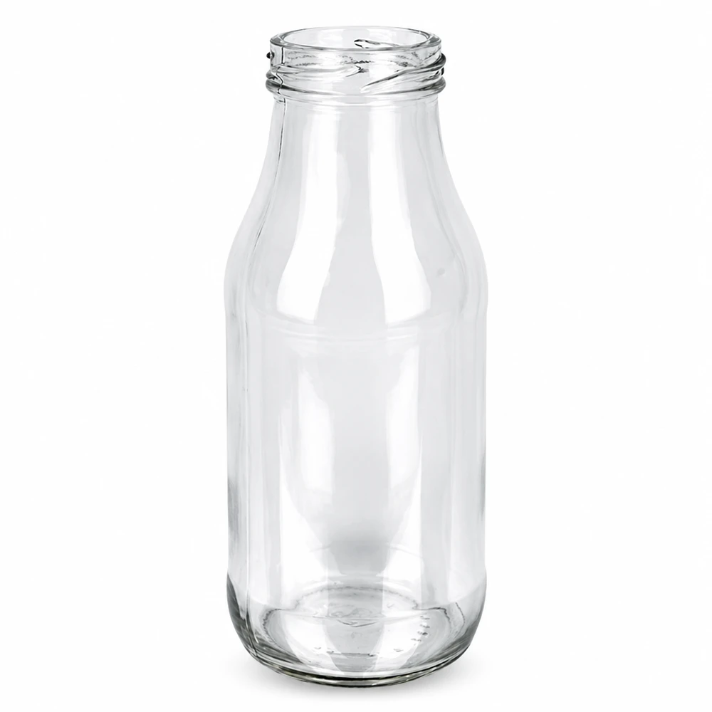263ml Flasche ohne Deckel (TO43) UNiTWIST UNiTWIST Glasflasche 263ml transparent mit TO43 Gewinde ohne Deckel für Säfte und Getränke