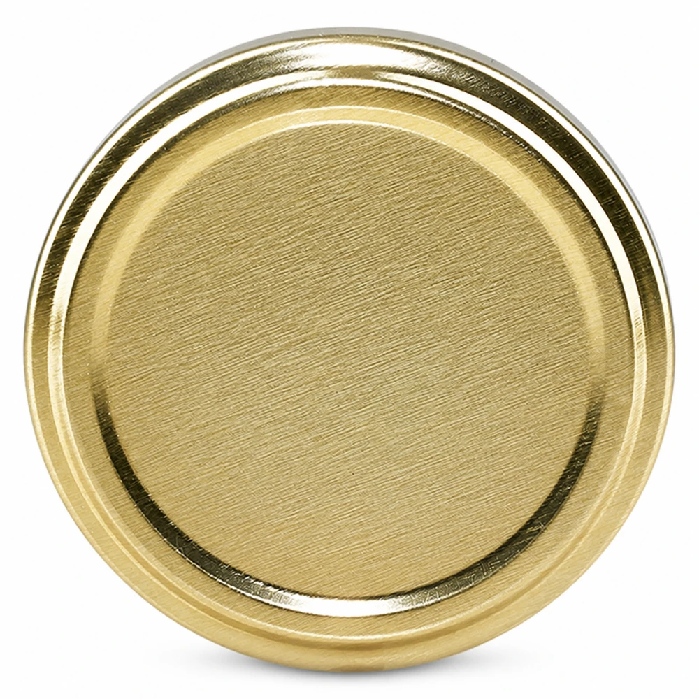 Goldener Metalldeckel TO58 UNiTWIST BioSeal lebensmittelsicher ohne BPA