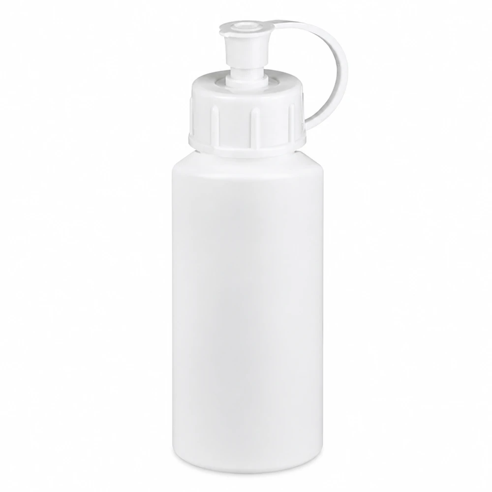 Kleine Kunststoffflasche 30ml mit weißem Dosierverschluss für Apotheken