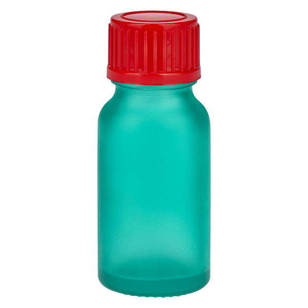 10ml Flasche 11mm Schraubverschluss rot Standard GreenLine UT18/10