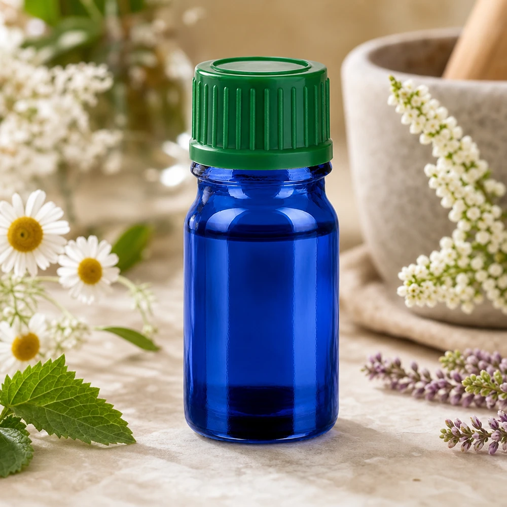 Flacone per medicinali da 5ml in vetro 11mm SV verde STD BlueLine UT18/5 di alta qualità