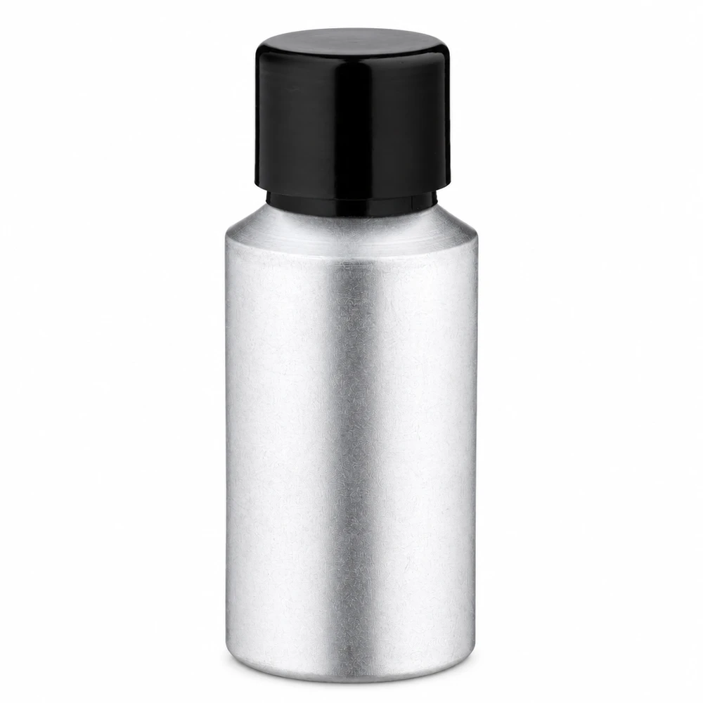 30ml gebeizte Aluflasche mit Schraubkappe Gebeizte Aluminiumflasche 30ml ideal für DIY Kosmetik Seren und Öle zum Mitnehmen