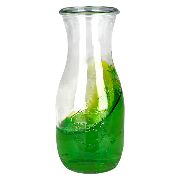 Set di 24 bicchieri Weck da 530 ml: bottiglia di succo di frutta. Set di 24 bicchieri Weck da 530 ml: bottiglia di succo di frutta.