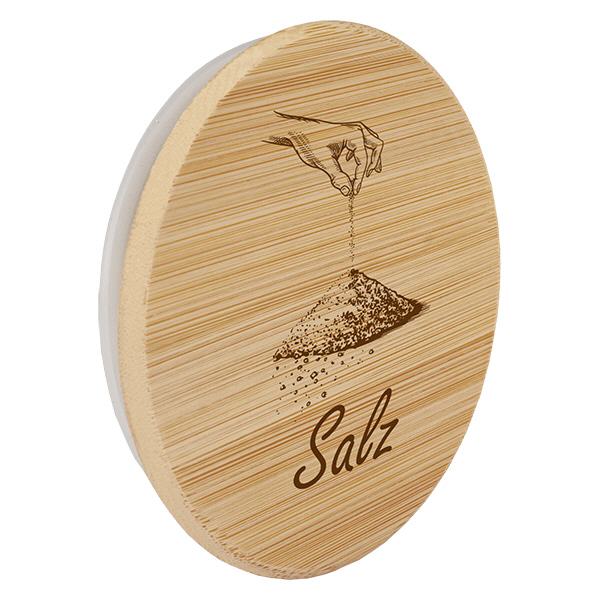 Holzdeckel "Salz" für WECK RR100