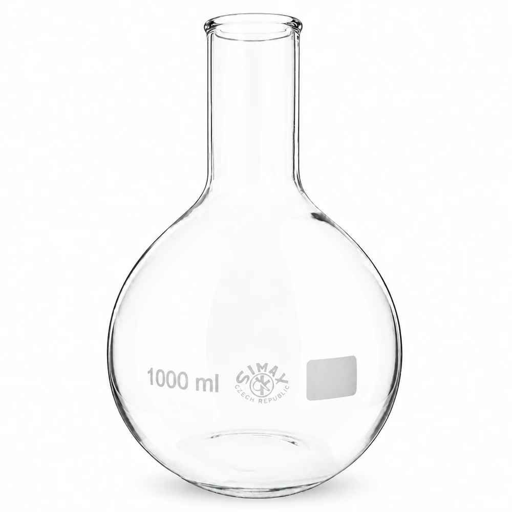 Matraccio da 1000ml a collo stretto Pallone a collo stretto 1000ml qualità professionale da laboratorio per la ricerca e i processi chimici