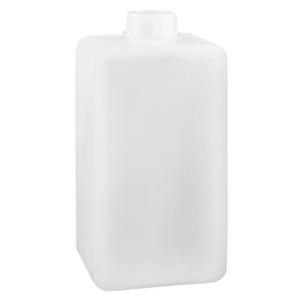 Bottiglia per prodotti chimici 1500ml, collo stretto in PE-HD, colore naturale Bottiglia per prodotti chimici 1500ml, collo stretto in PE-HD, colore naturale