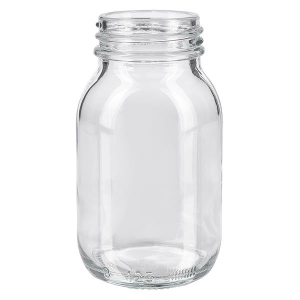 125ml Weithalsflasche Klarglas