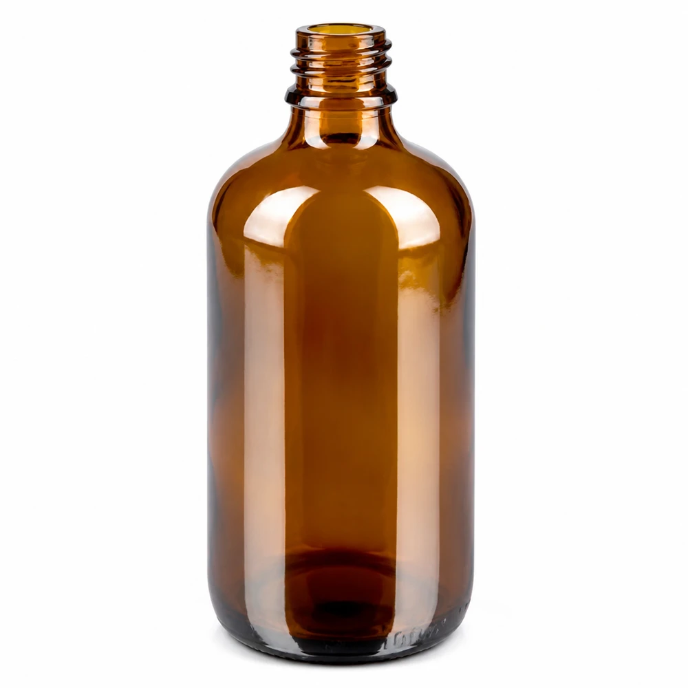 100ml Sprayflasche schwarz/transparent Standardverschluss BrownLine UT18/100 100ml braune Glasflasche mit Sprühfunktion ideal für Raumduft und Pflegeprodukte