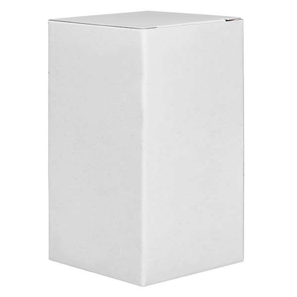 Scatola pieghevole FS2 in cartone bianco, altezza 97 mm Scatola pieghevole FS2 in cartone bianco, altezza 97 mm