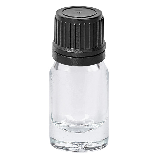 Flacone contagocce da 5 ml 1 mm nero OV ClearLine UT18/5 Flacone contagocce da 5 ml 1 mm nero OV ClearLine UT18/5