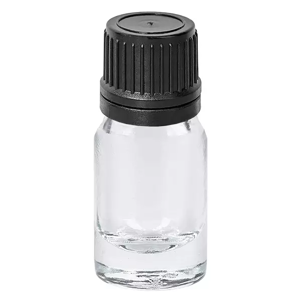 Flacon compte-goutte 5ml 1mm noir OV ClearLine UT18/5