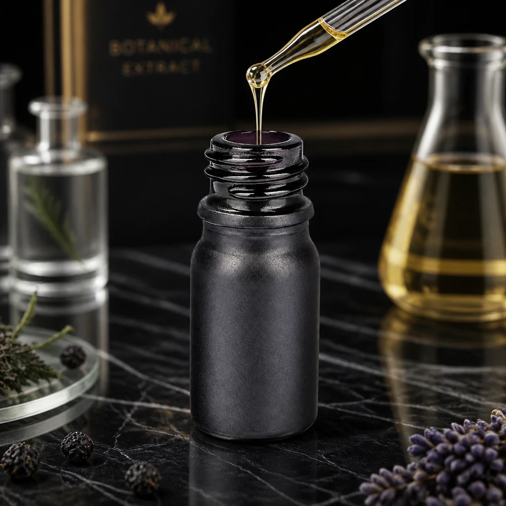 5ml Apothekenflasche BlackLine UT18/5 UNiTWIST Professionelle 5ml Violettglasflasche BlackLine UT18/5 für Aromatherapie und Naturkosmetik