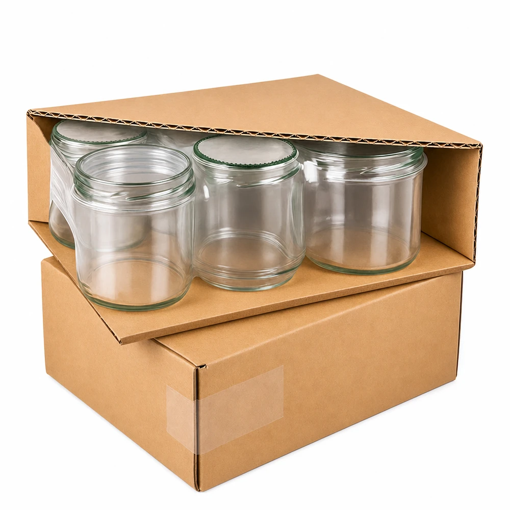 230ml Zylinderglas + BasicSeal Deckel Herz rosa Drei 230ml Zylindergläser in Versandverpackung aus Karton, sichere Lieferung von Einmachgläsern