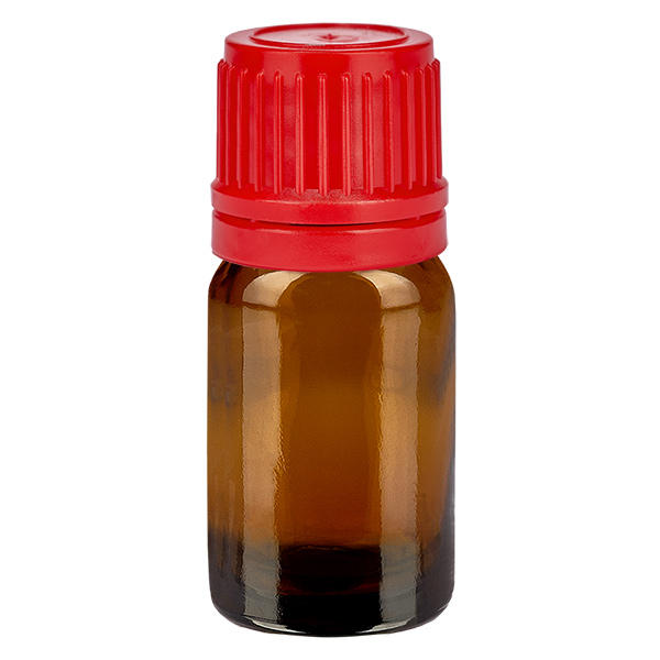 5ml Flasche 11mm Schraubverschluss rot Originalitätsverschluss BrownLine UT18/5
