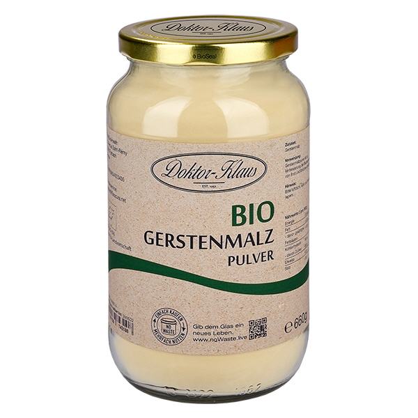 450g Malto d'orzo biologico in polvere Doktor-Klaus noWaste 450g Malto d'orzo biologico in polvere Doktor-Klaus noWaste