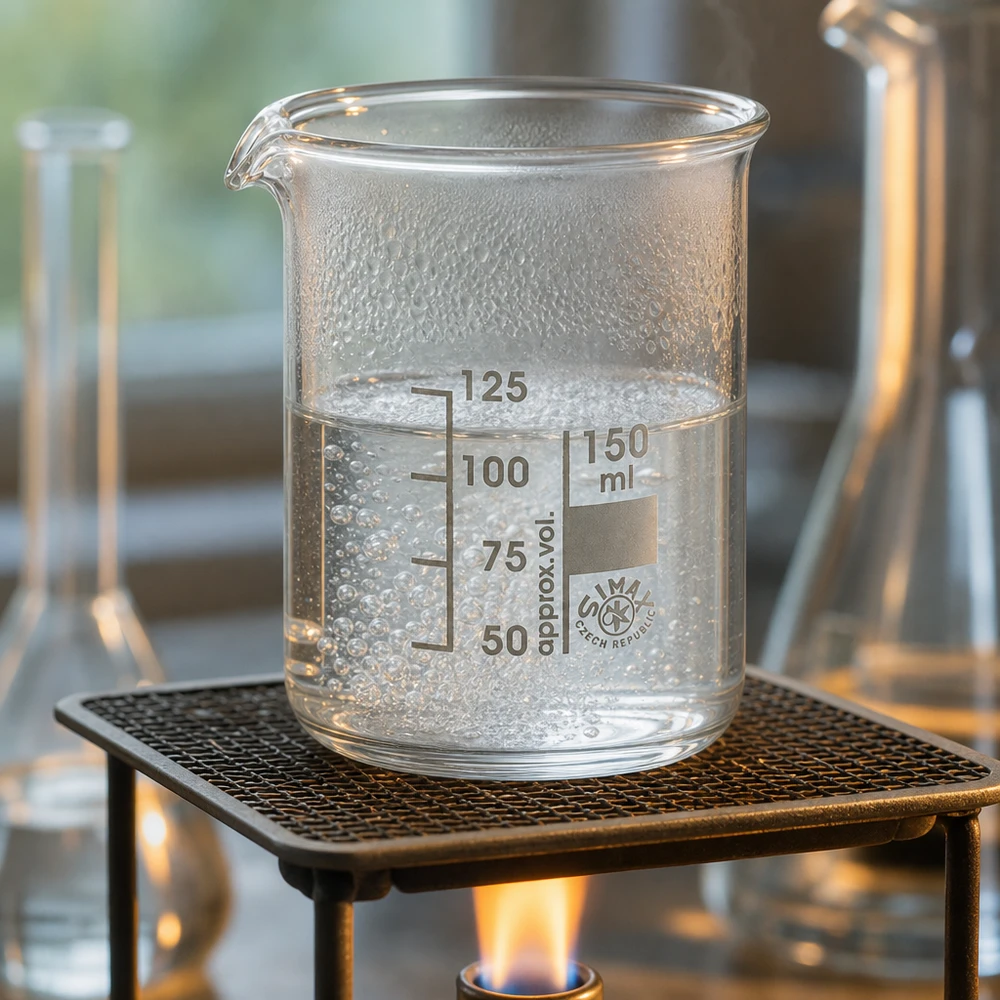 Becher 150ml in vetro borosilicato, forma bassa Bicchiere graduato da 150 ml di forma bassa in vetro borosilicato di alta qualità per misure precise