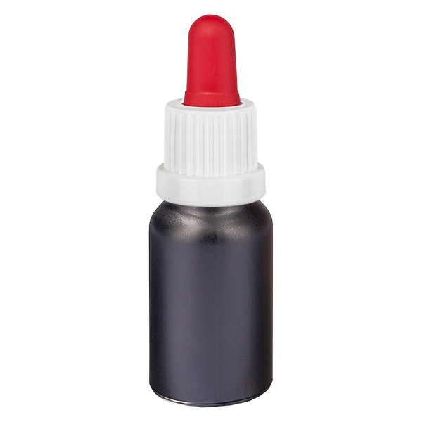 10ml Pipettenflasche weiß/rot Originalitätsverschluss BlackLine UT18/10