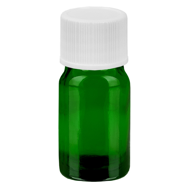 5ml Flasche 11mm Schraubverschluss weiß Standard GreenLine UT18/5