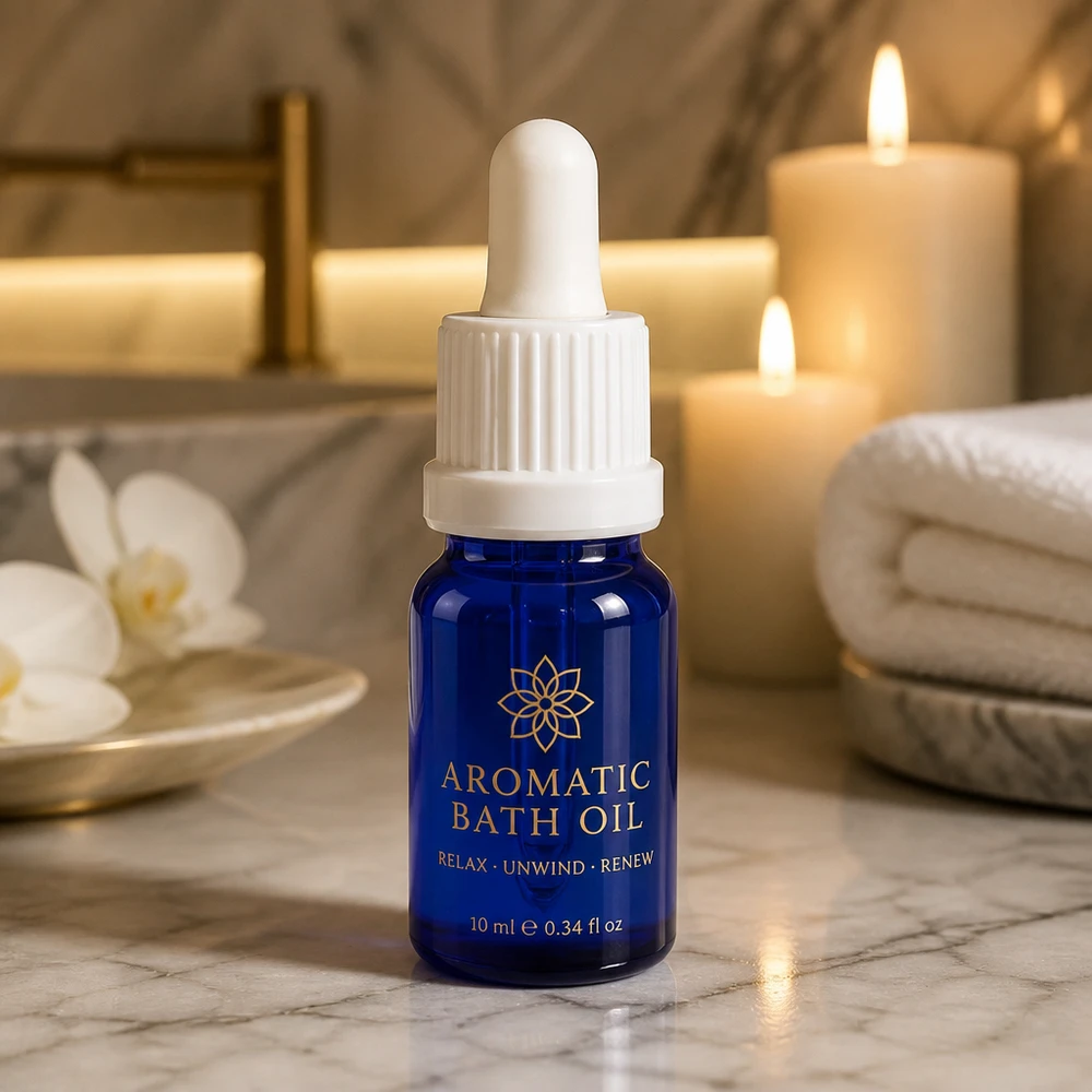 5ml Pipettenflasche weiß Originalitätsverschluss BlueLine UT18/5 Stilvolle 5ml Pipettenflasche mit Dropper-System ideal für Spa-Anwendungen und Entspannung