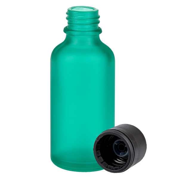 50ml Flasche 6mm Schraubverschluss schwarz Standard GreenLine UT18/50