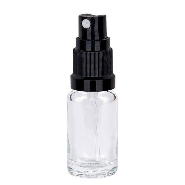 Flacone spray da 10 ml nero STD ClearLine UT18/10 Flacone spray da 10 ml nero STD ClearLine UT18/10