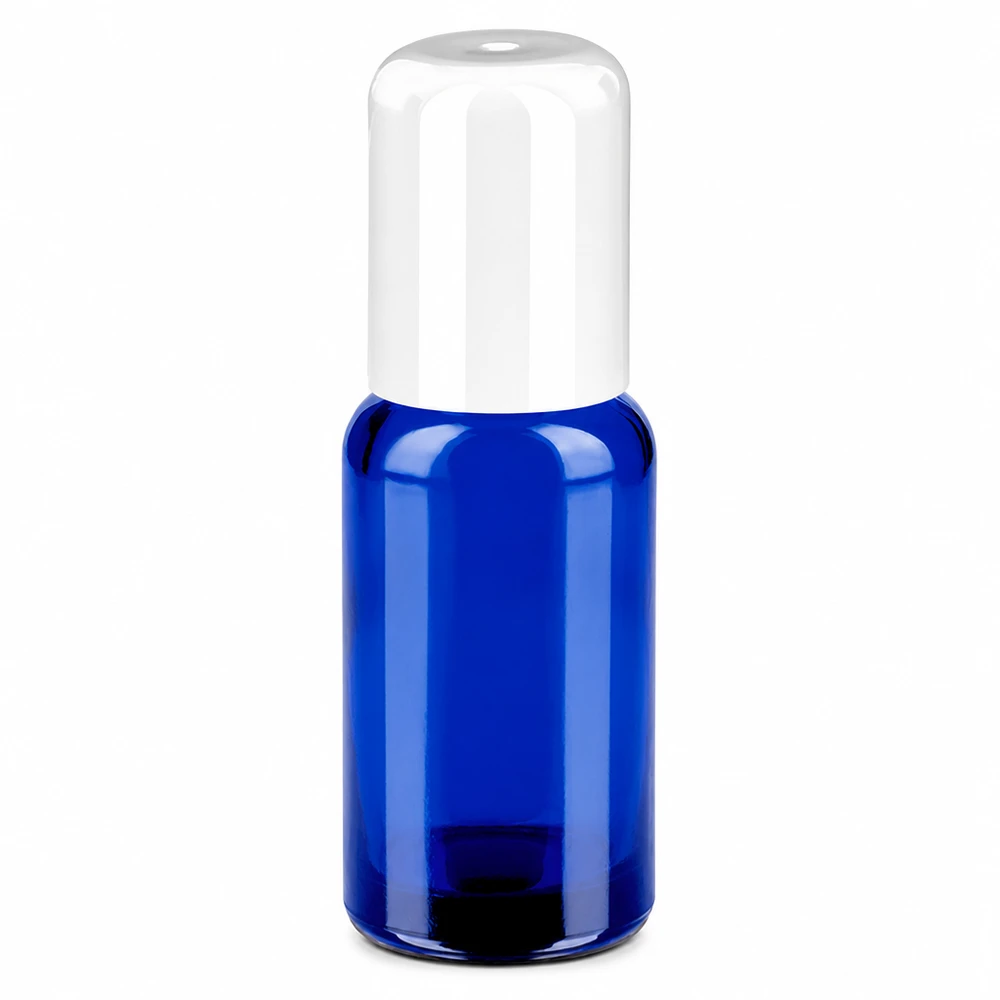 Flacon Roll-On 20ml blanc STD BlueLine UT18/20 Flacon en verre de haute qualité 20ml Roll-On blanc STD BlueLine durable et réutilisable