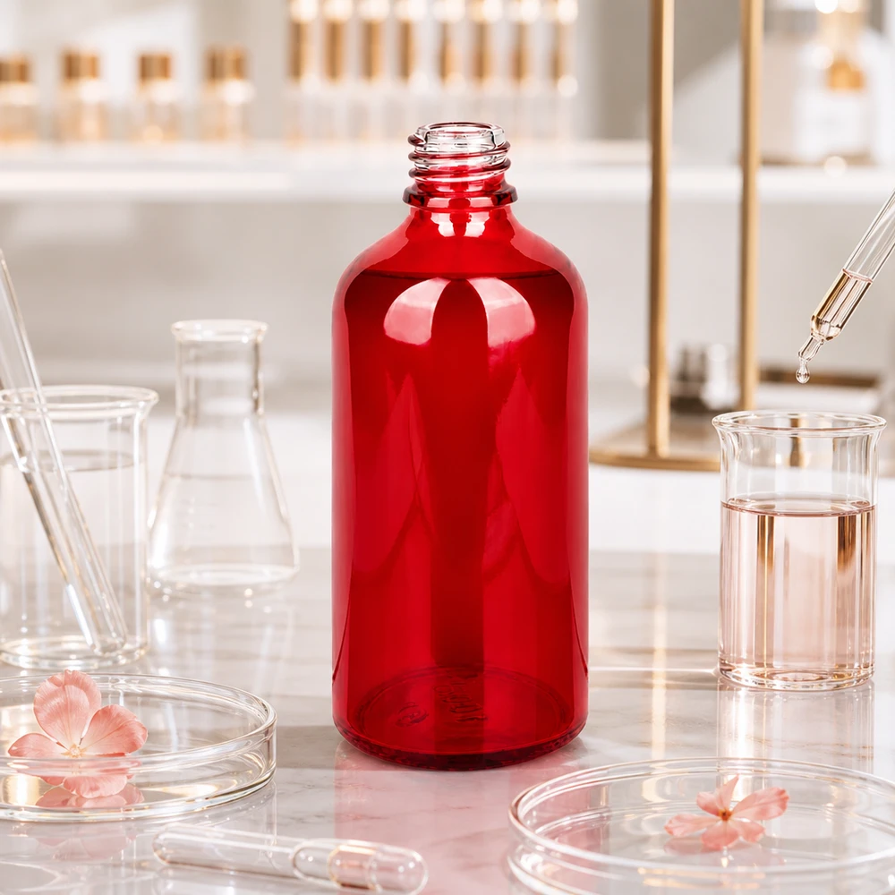 Flacone farmaceutico da 100 ml RedLine UT18/100 UNiTWIST Flacone da farmacia RedLine da 100 ml con profilo sottile e design ergonomico