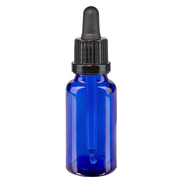 Bottiglia per pipette blu da 20ml OV nero ApoGlas Bottiglia per pipette blu da 20ml OV nero ApoGlas