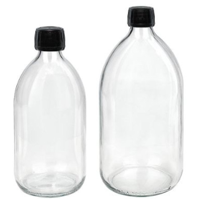 Klarglas Euro- Medizinflaschen