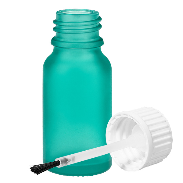 10ml Pinselflasche weiß Standardverschluss GreenLine UT18/10