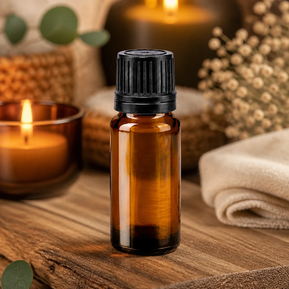 Apothekenflasche braun 10ml Tropfverschluss Giessring 1mm schwarz Originalitätsverschluss Braune Aroma Ölflasche 10ml mit schwarzem Schraubverschluss und präzisem 1mm Tropfaufsatz