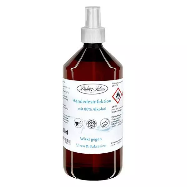 Spray désinfectant pour les mains 1000ml Doktor-Klaus