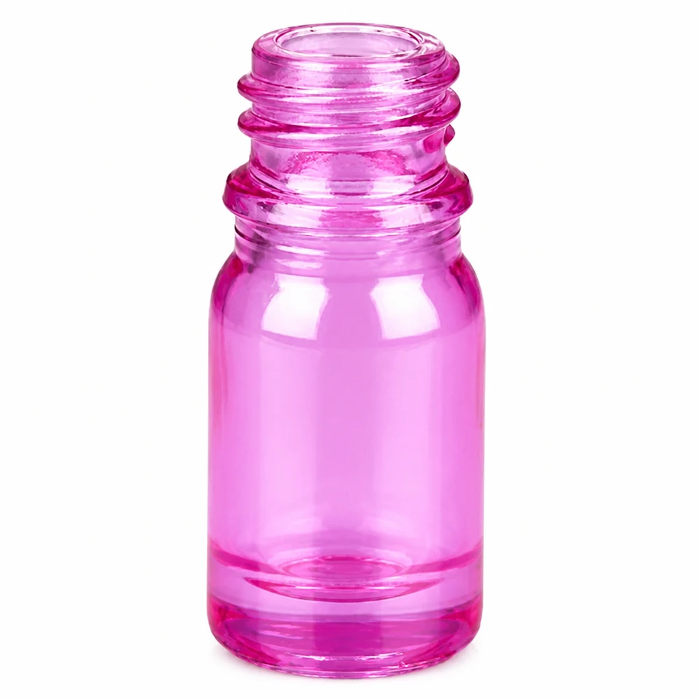5ml Nasensprayflasche weiß/transparent Standard PurpleLine UT18/5 Hygienische 5ml Nasenspray-Flasche aus gefärbtem Plastik für sichere Medikamentendosierung