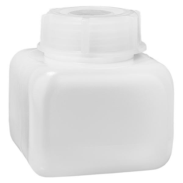 Bottiglia per prodotti chimici 250ml, collo largo in PE-HD, colore naturale Bottiglia per prodotti chimici 250ml, collo largo in PE-HD, colore naturale