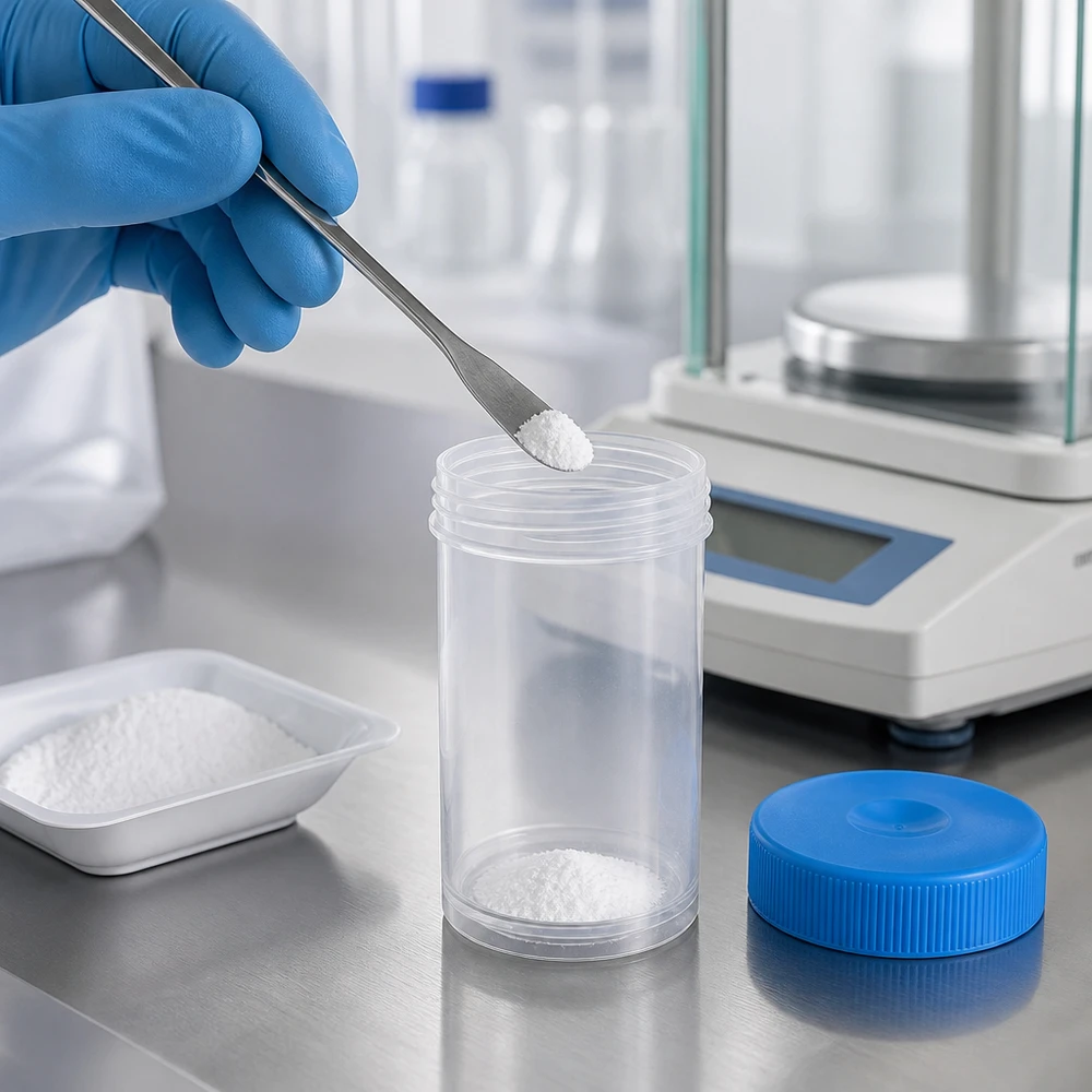 Pot en plastique multiusage de 50 ml Récipient ouvert de 50 ml en polypropylène (PP) destiné au pesage professionnel des réactifs