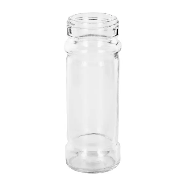 Salz/-Gewürzglas Mary 100ml, Gewinde 41mm Klarglas Gewürzglas Mary mit stabilem Standboden 100ml Klarglas Gewinde 41mm