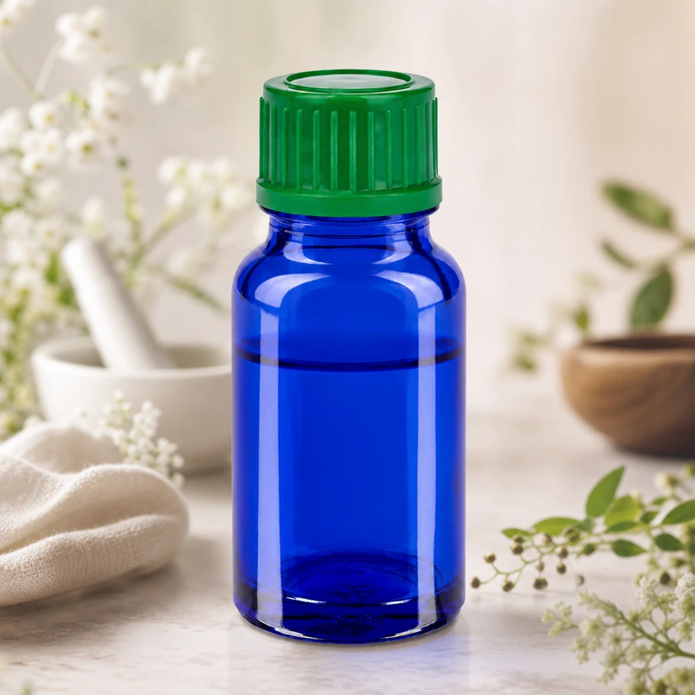 Bottiglia da 10ml 11mm SV verde STD BlueLine UT18/10 Flacone da 10ml SV 11mm verde STD BlueLine UT18/10 per la conservazione sicura dei liquidi