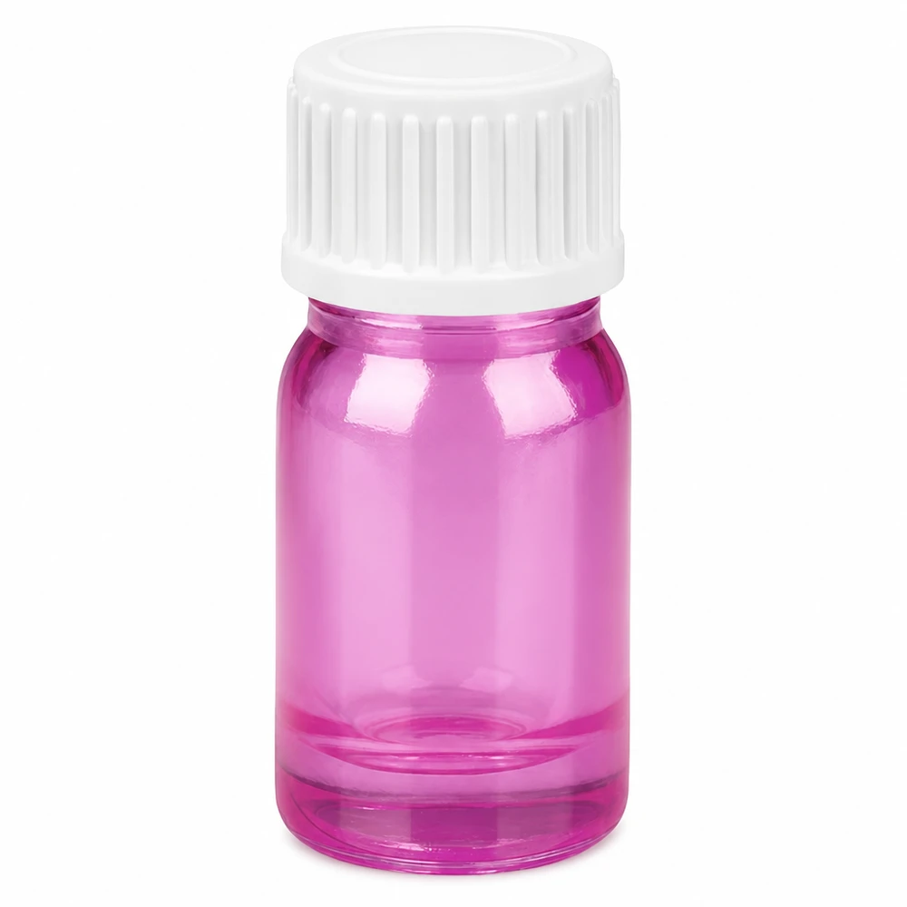 5ml Tropfflasche 0.9mm weiss Standard PurpleLine UT18/5 Kompakte 5ml Tropfflasche in Purple für DIY Kosmetik und Parfüm Herstellung