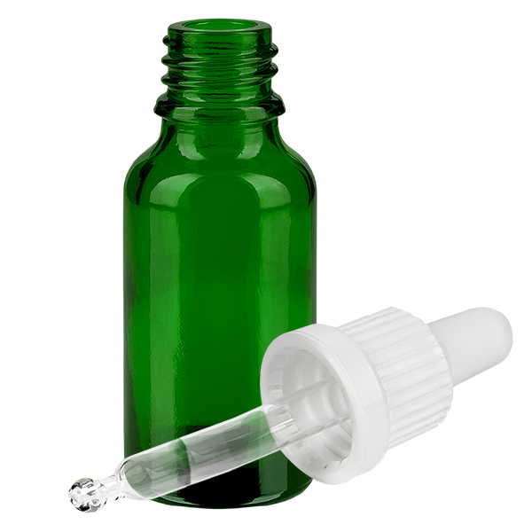 20ml Pipettenflasche weiß Originalitätsverschluss GreenLine UT18/20