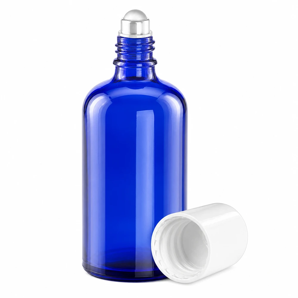 100ml Roll-On Flasche weiß Standardverschluss BlueLine UT18/100 100ml Roll-On Flasche weiß Standardverschluss BlueLine UT18/100